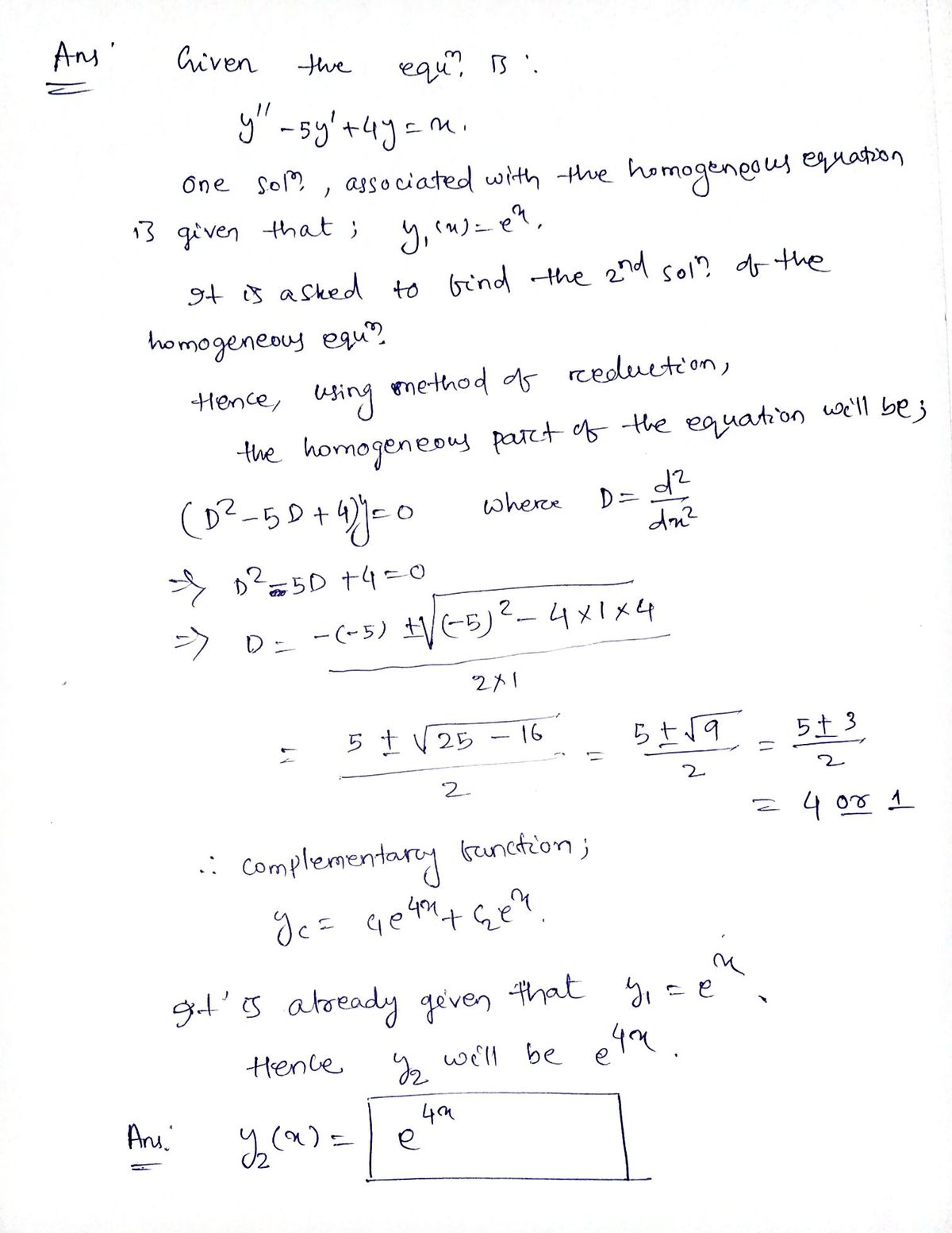 Advanced Math homework question answer, step 1, image 1